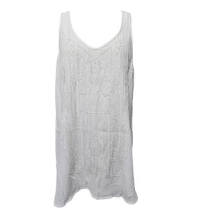 Mossimo sleeveless beaded tank top. Large NWT